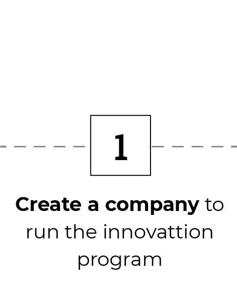 Create a company to run the innovation program